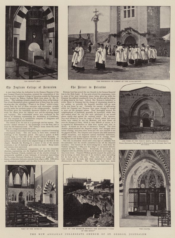 St George, Kudüs Yeni Anglikan Collegiate Kilisesi by English Photographer
