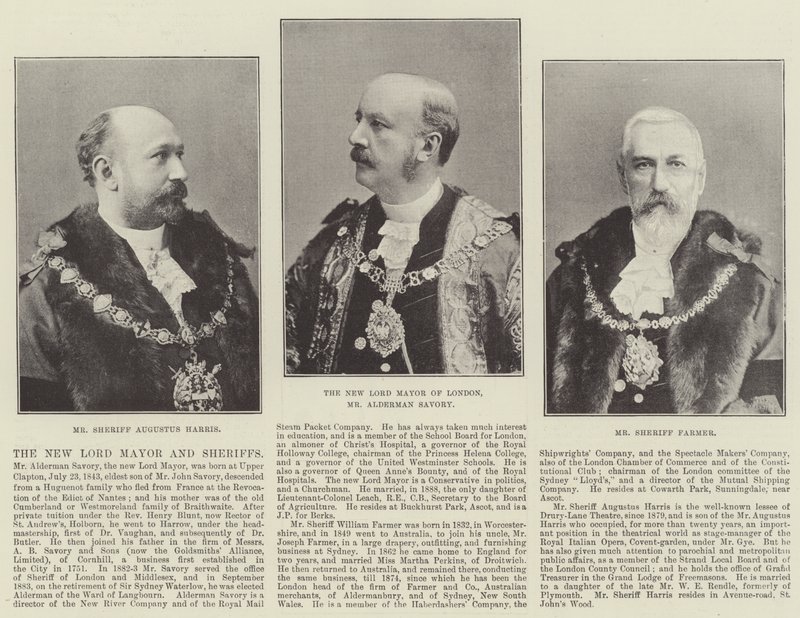 Yeni Lord Mayor ve Şerifler by English Photographer