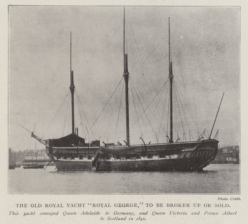 Eski Kraliyet Yatı Royal George, parçalanacak veya satılacak by English Photographer