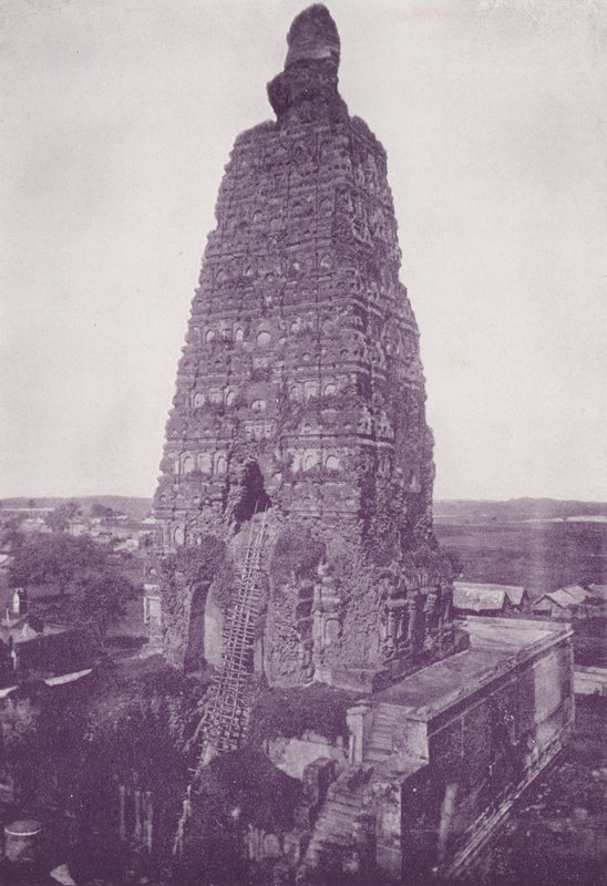 Eski Kule, Buddh Gaya, Restorasyondan Önce by English Photographer
