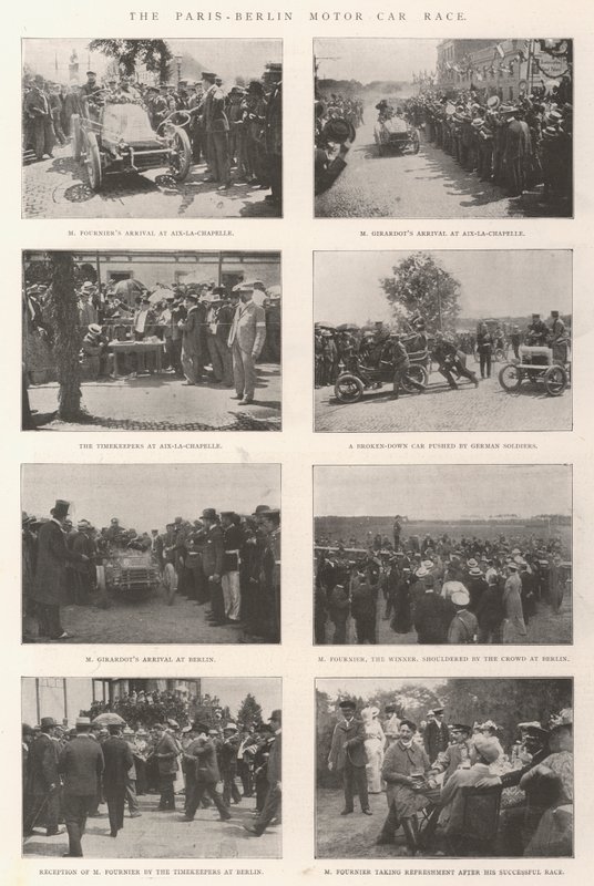 Paris-Berlin Motorlu Araba Yarışı by English Photographer