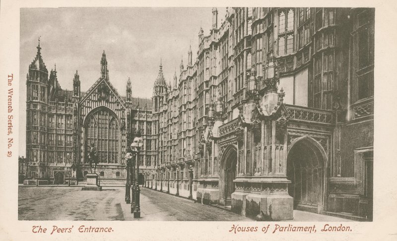 Peers Girişi, Parlamento Binaları, Londra by English Photographer
