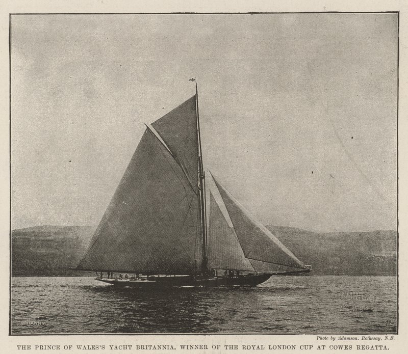 Galler Prensi Yat Britannia, Cowes Regatta