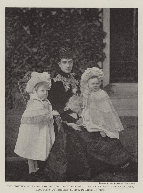 Galler Prensesi ve Torunları, Lady Alexandria ve Lady Maud Duff, Fife Düşesi Prenses Louise