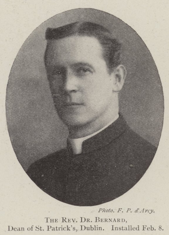 Muhterem Dr Bernard, St Patricks Dekanı, Dublin, 8 Şubat