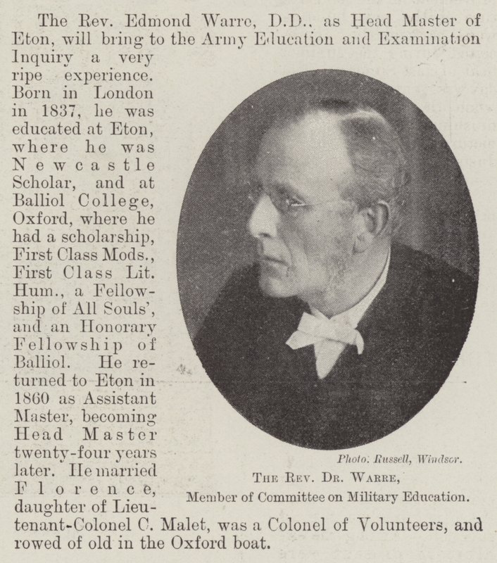 Muhterem Dr Warre, Askeri Eğitim Komitesi Üyesi by English Photographer