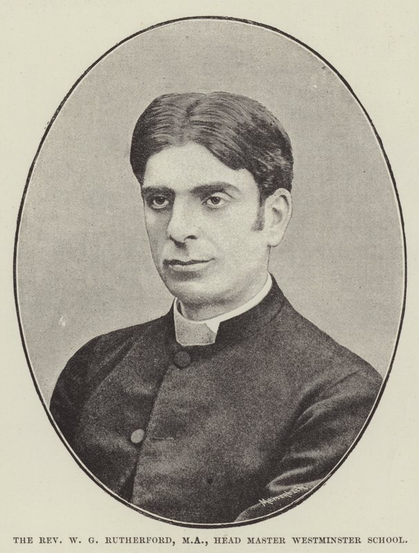 Muhterem WG Rutherford, MA, Baş Master Westminster Okulu by English Photographer