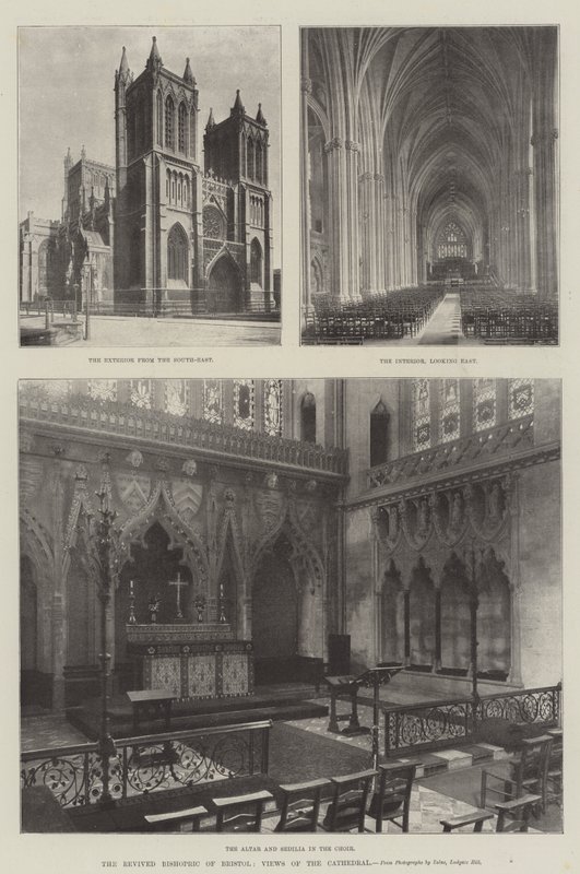 Yeniden Canlanan Bristol Piskoposluğu, Katedral Görünümleri by English Photographer