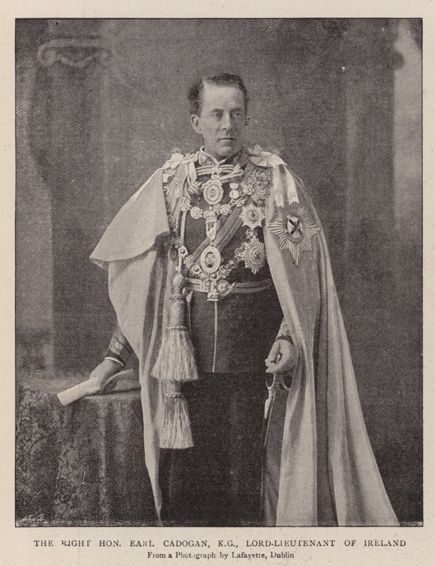 Sayın Earl Cadogan, KG, İrlanda Lord-Teğmen by English Photographer