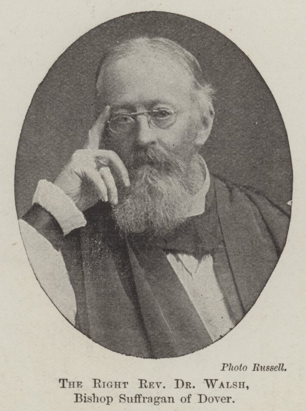 Sağ Muhterem Dr Walsh, Dover Piskoposu Suffragan by English Photographer