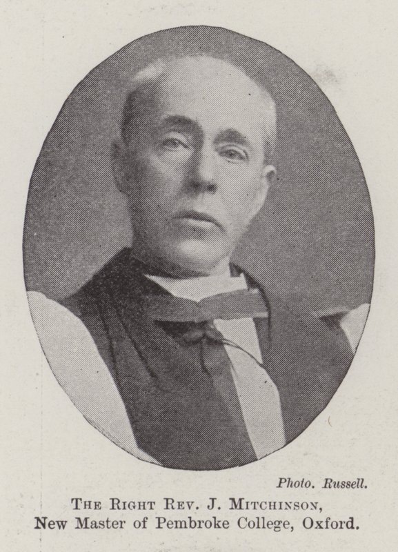 Sağ Muhterem J Mitchinson, Pembroke Koleji