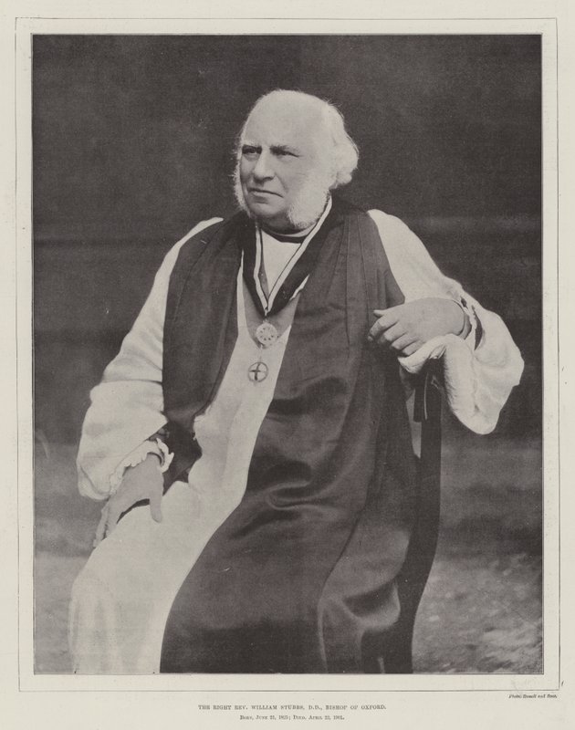 Sağ Muhterem William Stubbs, DD, Oxford Piskoposu by English Photographer