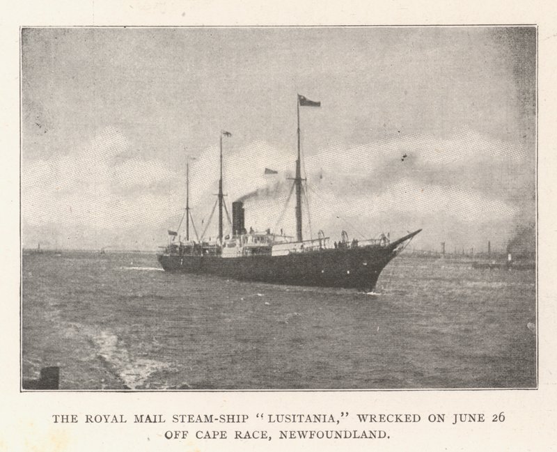 Royal Mail Steamship Lusitania, 26 Haziran