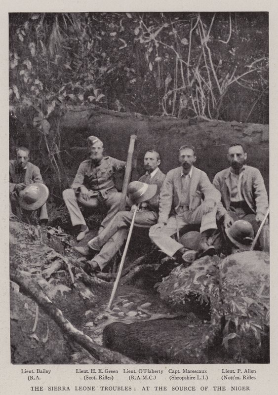 Nijer'in Kaynağında Sierra Leone Sorunları by English Photographer