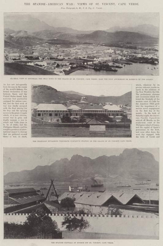 İspanyol-Amerikan Savaşı, St Vincent Manzaraları, Yeşil Burun Adaları by English Photographer
