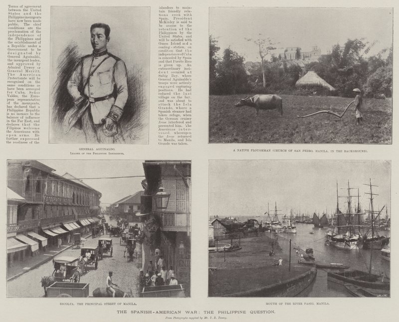 İspanyol-Amerikan Savaşı, Filipin Sorunu by English Photographer