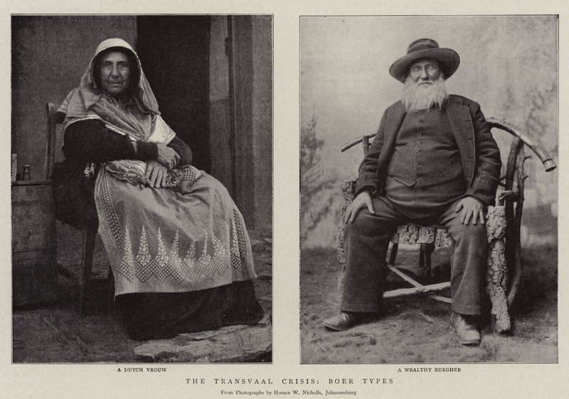 Transvaal Krizi, Boer Tipleri by English Photographer