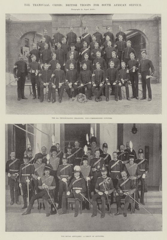 Transvaal Krizi, Güney Afrika Servisi için İngiliz Birlikleri by English Photographer