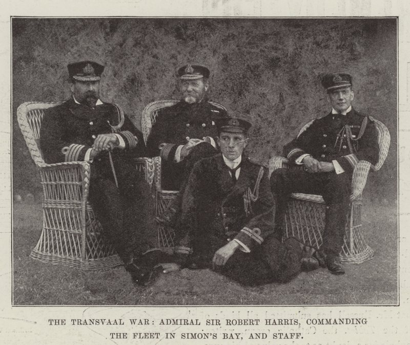 Transvaal Savaşı, Amiral Sir Robert Harris, Simons Körfezi