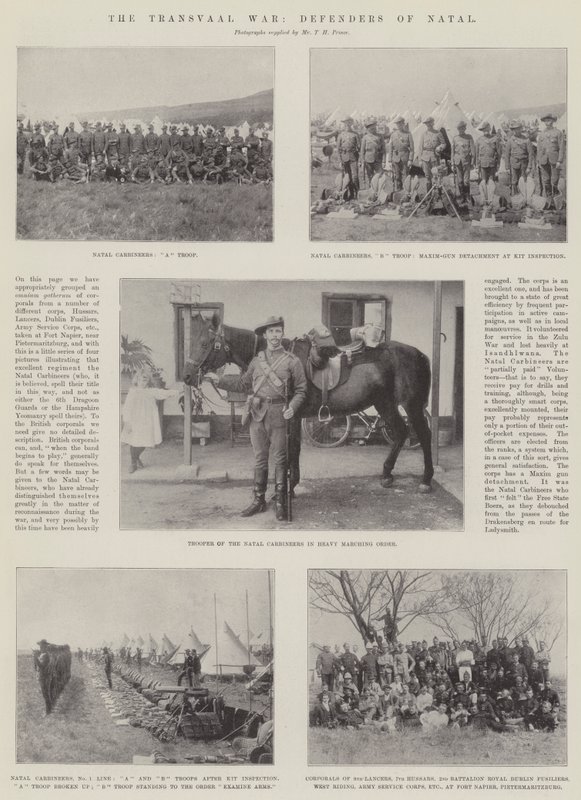 Transvaal Savaşı, Natal Savunucuları by English Photographer