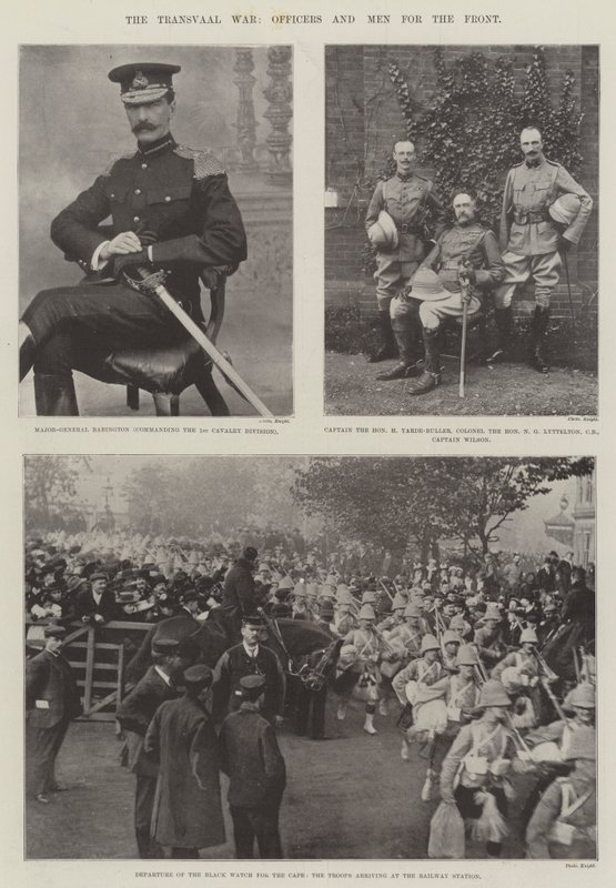 Transvaal Savaşı, Subaylar ve Cephe İçin Adamlar by English Photographer