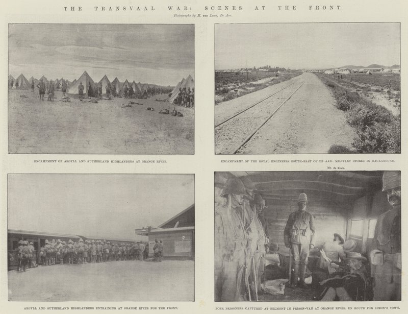 Transvaal Savaşı, Cephedeki Sahneler by English Photographer