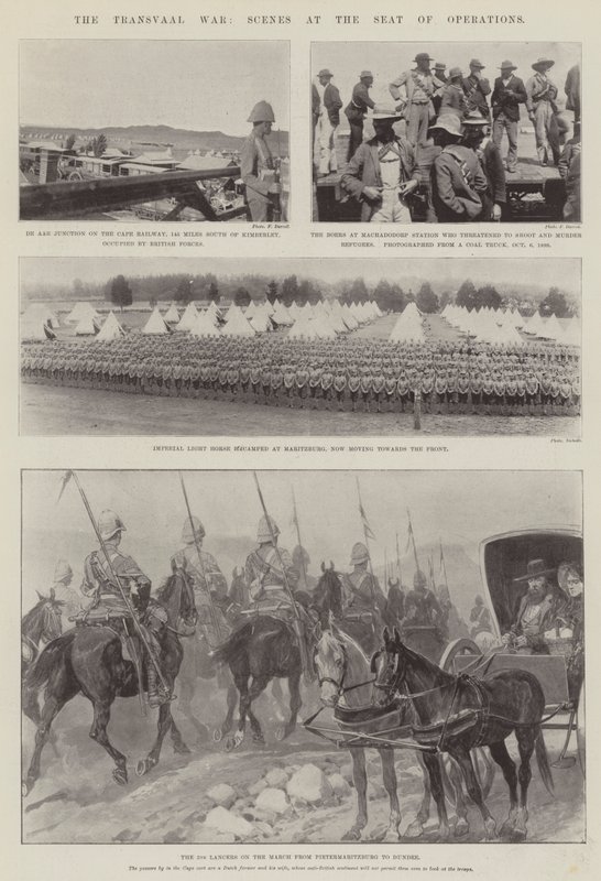 Transvaal Savaşı, Operasyon Koltuğundaki Sahneler by English Photographer