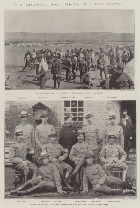 Transvaal Savaşı, Aktif Hizmette Birlikler by English Photographer