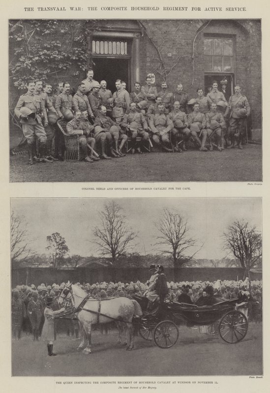 Transvaal Savaşı, Aktif Hizmet için Birleşik Ev Alayı by English Photographer