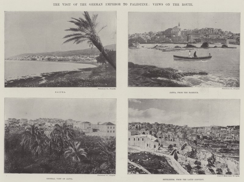 Alman İmparatorunun Filistin Ziyareti, Güzergah Üzerinden Görünümler by English Photographer
