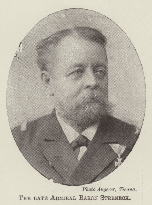 Merhum Amiral Baron Sterneck by English Photographer