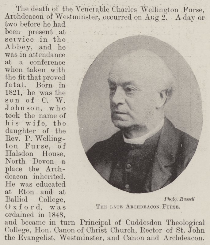 Geç Başdiyakoz Furse by English Photographer