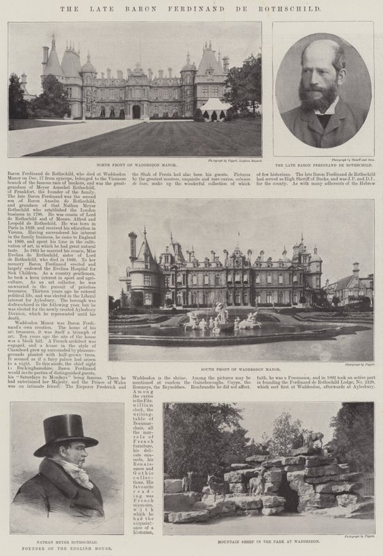 Merhum Baron Ferdinand de Rothschild by English Photographer