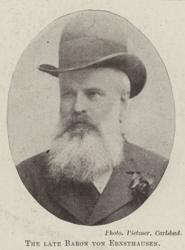 Merhum Baron von Ernsthausen by English Photographer