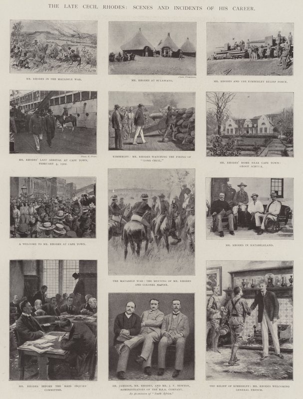 Merhum Cecil Rhodes, Kariyerinden Sahneler ve Olaylar by English Photographer