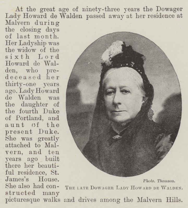 Merhum Dul Leydi Howard de Walden by English Photographer