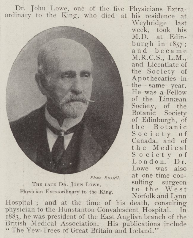 Rahmetli Dr John Lowe, Kral için Olağanüstü Doktor by English Photographer