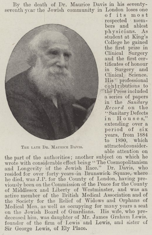Merhum Dr Maurice Davis by English Photographer
