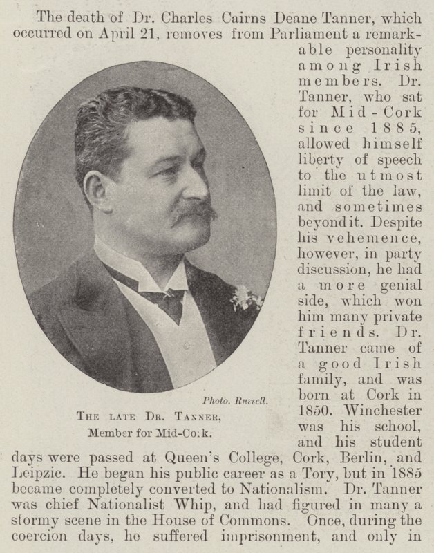 Merhum Dr Tanner, Mid-Cork Üyesi by English Photographer