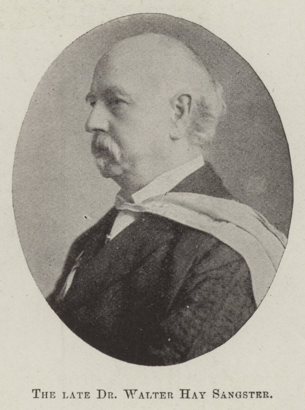 Merhum Dr Walter Hay Sangster by English Photographer