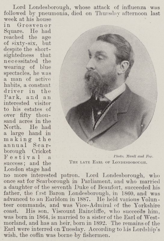 Geç Londesborough Kontu by English Photographer