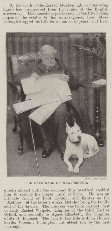 Mexborough geç Earl by English Photographer