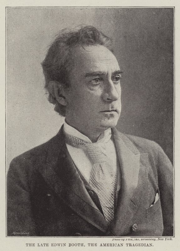 Merhum Edwin Booth, Amerikalı Trajedi Yazarı by English Photographer