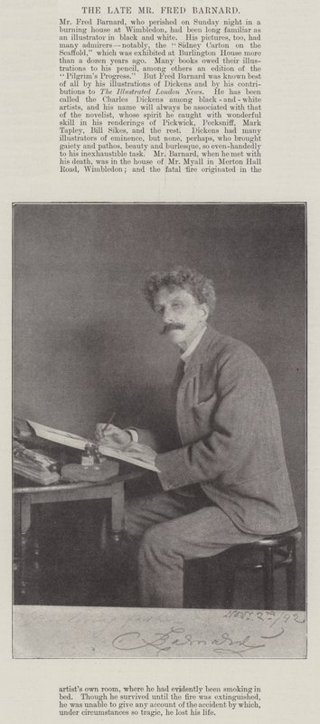 Merhum Fred Barnard by English Photographer