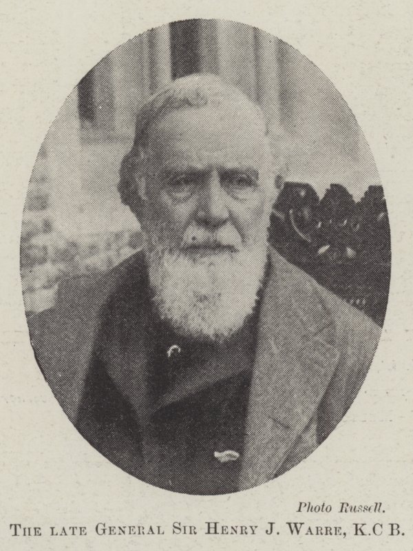 Merhum General Sir Henry J Warre, KCB by English Photographer