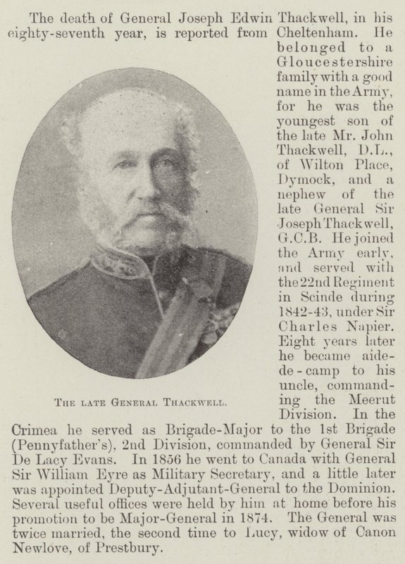 Geç General Thackwell by English Photographer