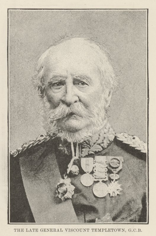 Geç General Vikont Templetown, GCB by English Photographer