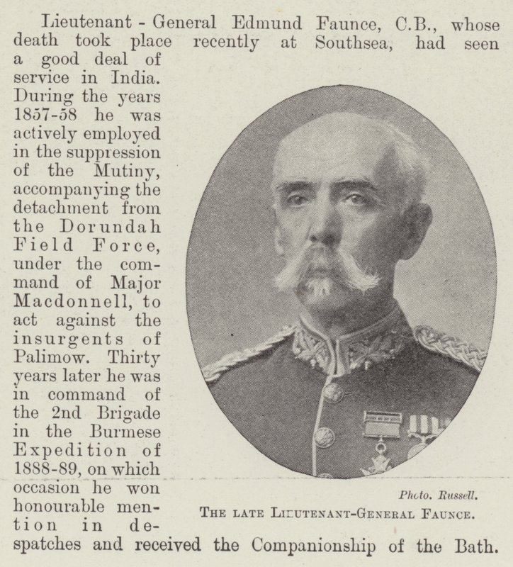 Rahmetli Korgeneral Faunce by English Photographer