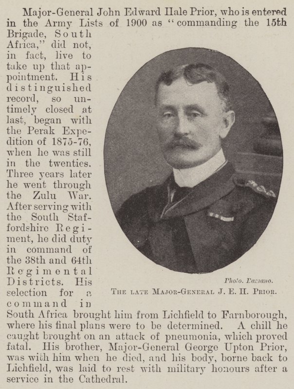 Merhum Tümgeneral J E H Prior by English Photographer