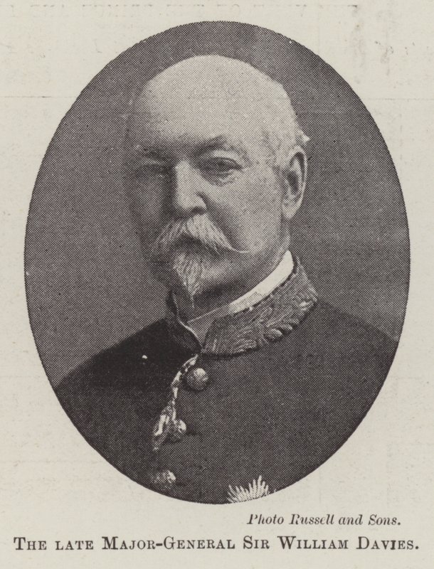 Merhum Tümgeneral Sir William Davies by English Photographer